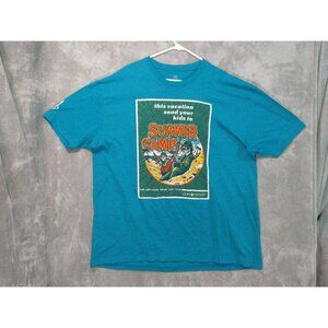 Zero Foxtrot Shirt Mens 3XL Blue Short Sleeve Graphic Print WWII Crew Neck